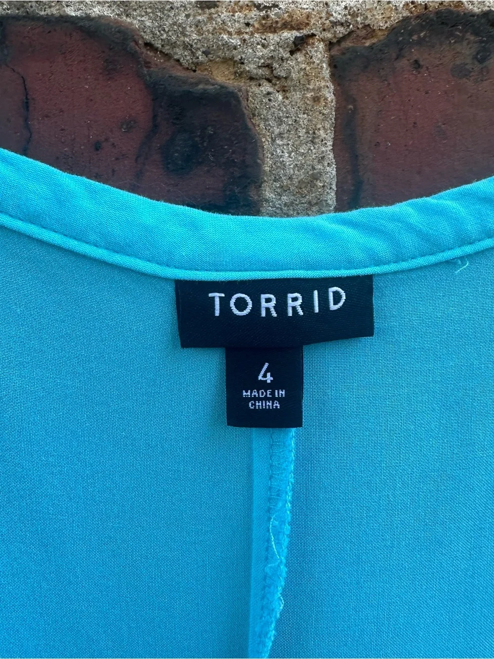 Torrid Mini Tank Dress Sundress Coverup Light Blue Pool Turquoise Size 4 4X 26 - Picture 4 of 8